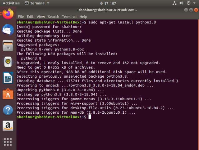 ubuntu install python3 ubuntu install python3